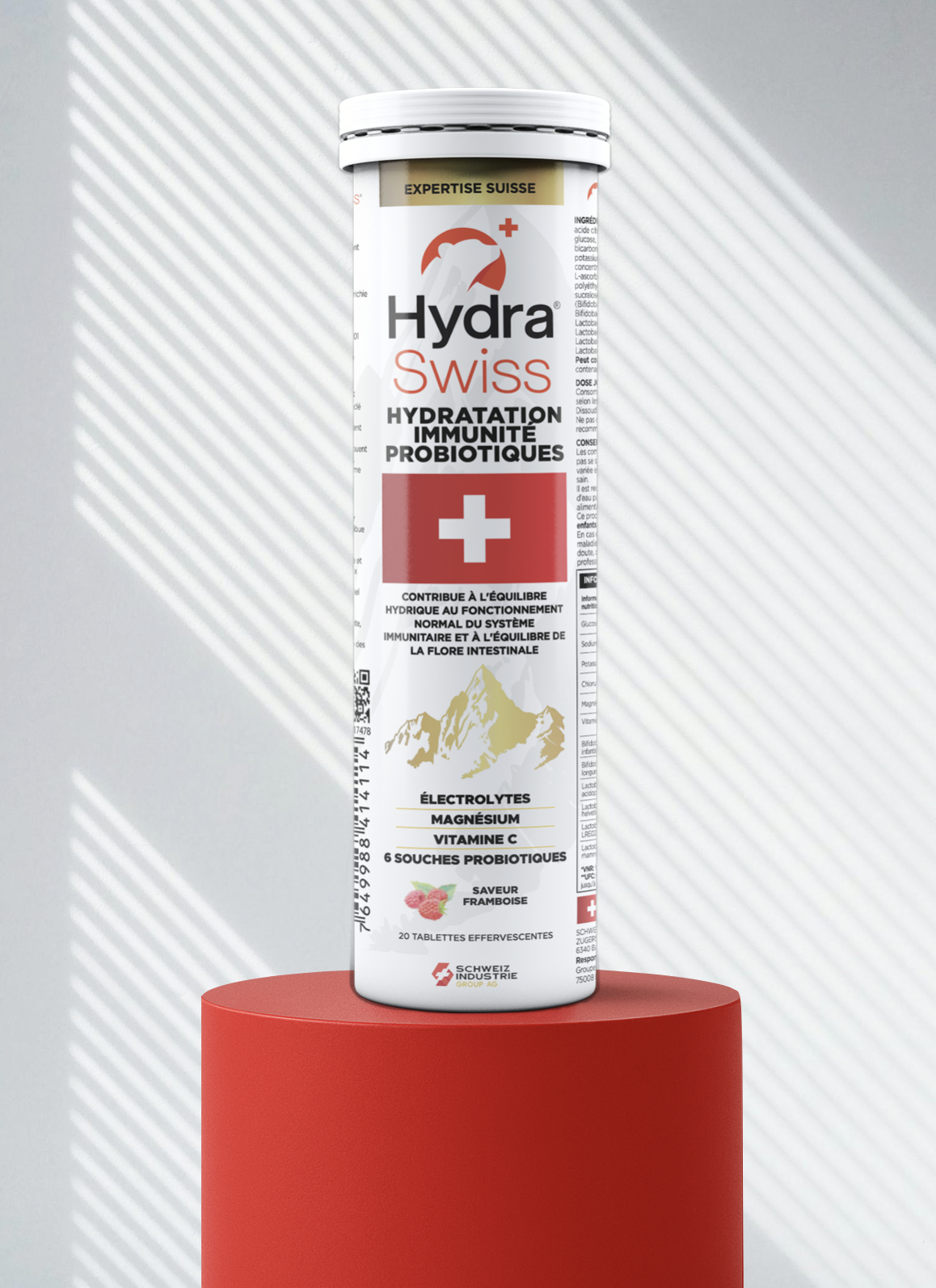 HydraSwiss tablettes effervescentes électrolytes probiotiques vitamine c HydraSwiss tablettes effervescentes électrolytes probiotiques vitamine c